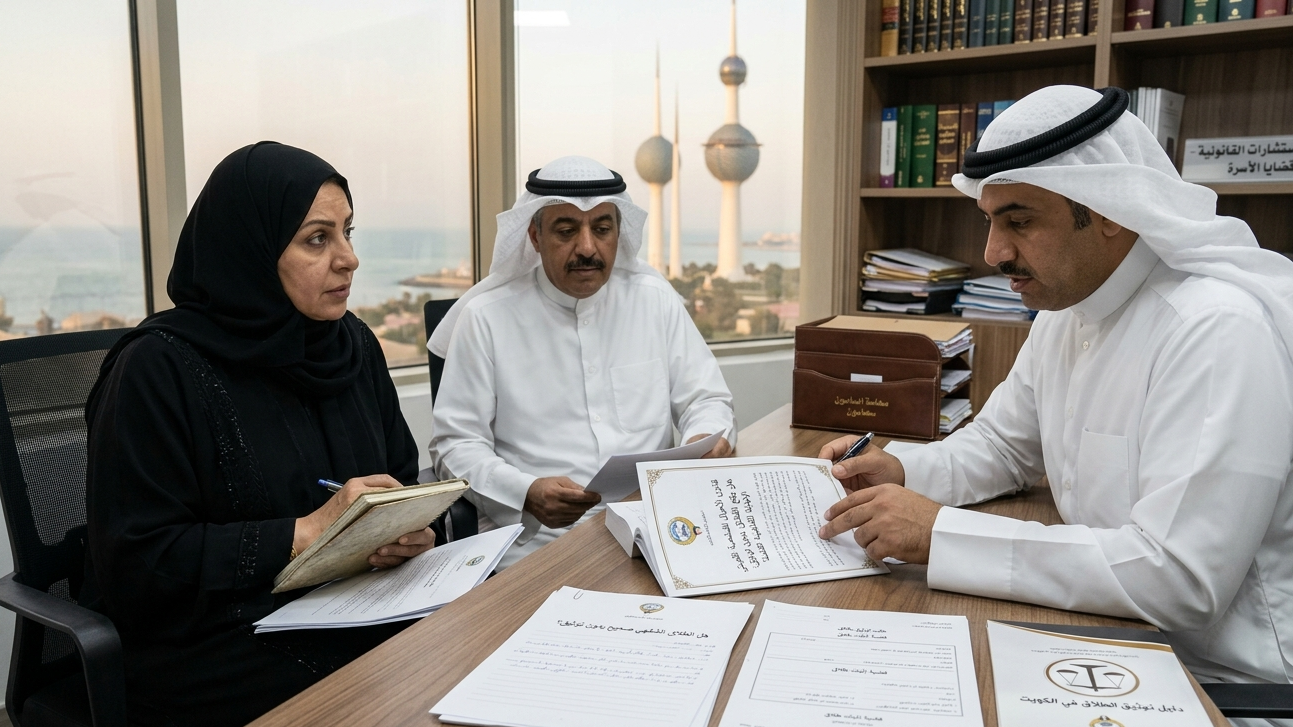 هل يقع الطلاق بدون توثيق في الكويت..شرح قانوني كامل 2025